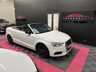 audi a3 cabriolet 1.5 tfsi cod 150 sport + full led + radars de recul + climatisation automatique