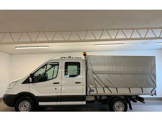 ford custom transit 350 dubbelhytt 2.2 tdci 7-sits drag värmare ka