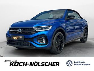 t-roc cabriolet 1.5tsi r-line dsg black-style navi led kamera