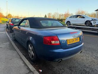 audi a4 convertible 2.4 petrol sport auto, wow 58k genuine miles, 12 months mot