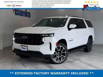 certified 2023 chevrolet suburban rst