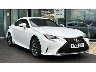 lexus rc 300h 2.5 f-sport 2dr cvt