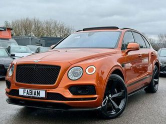 2018 bentley bentayga 6.0 w12
