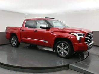 2025 toyota tundra capstone hybrid semi-aniline leather, heated