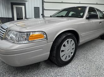 2008 ford crown victoria p71 police interceptor sap