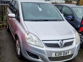 2011 vauxhall zafira 1.7 cdti ecoflex design [110] 5dr mpv diesel manual