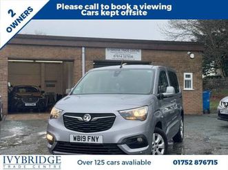 2019 19 vauxhall combo life 1.2 turbo gpf energy mpv 5dr petrol manual euro 6 (s