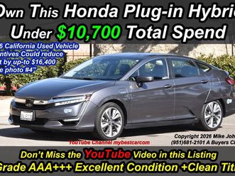 2021 honda clarity base 4dr sedan