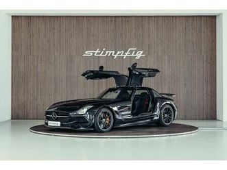 mercedes-benz sls amg black series, low mileage, carbon