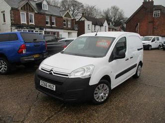2016 citroen berlingo 1.6 bluehdi 625kg enterprise 75ps panel van diesel manual