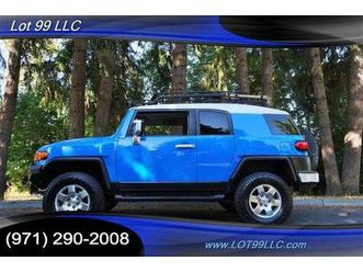 2007 toyota fj cruiser 4x4 4wd trd v6 auto lifted roof rack winch bumper suv