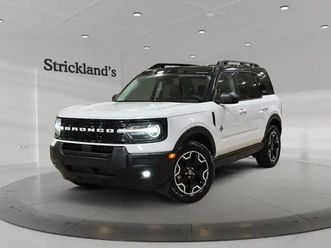 2025 ford bronco sport outer banks 4x4