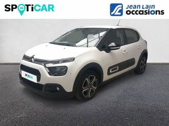 citroen c3 entreprise 2021 - blanc - c3 societe bluehdi 100 s&s bvm6 feel nav
