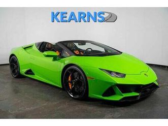 used 2022 lamborghini huracan evo spyder