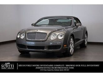 2008 bentley continental gtc convertible
