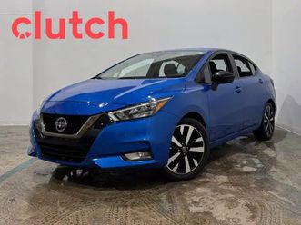 2022 nissan versa sr w/ cruise control, bluetooth, backup camera