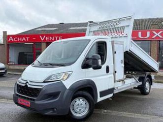 ② citroën jumper l3h2 plateau basculant electrique 3places tv — camionnettes & utilitaires — 2ememain