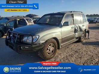 2001 lexus lx 470 4wd