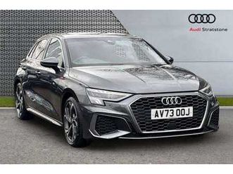 2023 audi a3 30 tfsi s line 5dr s tronic [comfort+sound] hatchback petrol automatic