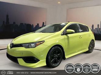 2016 scion im base manuelle 6 vitesses a/c bluetooth caméra mags