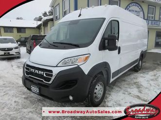 2023 ram promaster cargo van 1-ton 3500-series 2 passenger 3.6l
