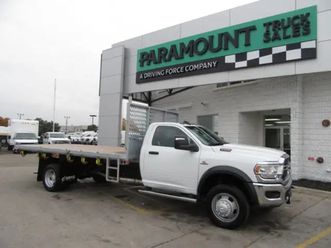 2024 ram 5500 diesel 4x4 reg cab 16 ft lumber dumping flat deck
