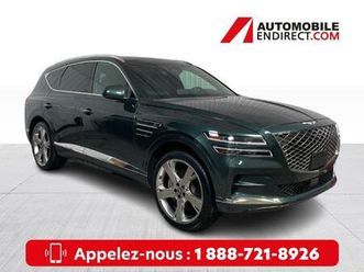 2023 genesis gv80 3.5t prestige awd mags cuir toit pano gps sièges c