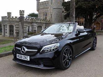 2018 mercedes-benz c-class 1.5 c200 amg line (start/stop) cabriolet 2d