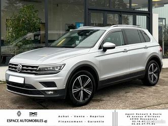 volkswagen tiguan 2.0 tdi 150 ch carat toit ouvrant attelage - reprise possible