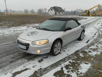 sprzedam chrysler sebring cabrio 2.0 16v czerlejno • olx.pl
