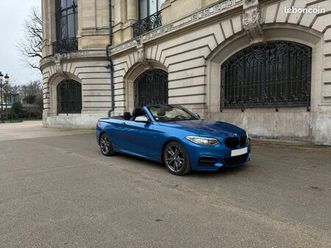 bmw m240i f23 340ch cabriolet bleu estoril 2ème main