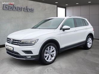 volkswagen tiguan 2.0 tdi 190 ch dsg 4motion carat / toit ouvrant