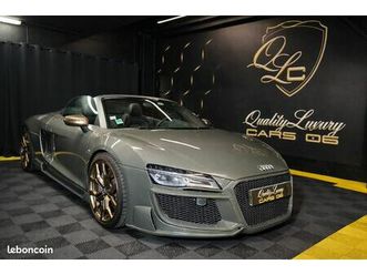 audi r8 v10 spyder - ligne akrapovic d’origine - très belle configuration - suivi complet - ct ok - etat irréprochable