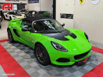 lotus elise s3 final edition kawazaki green 240ch premiere main/ harnais x2 schroth/ climatisation