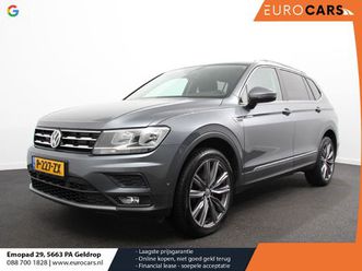 volkswagen tiguan allspace 1.5 tsi dsg comfortline 7p. | climate control | camera | parkeer sensoren | trekhaak | electrisch bedienbare achterklep | stoelverwar