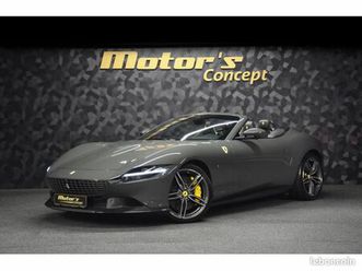 ferrari roma spider 3.9 v8 620 ch / grigio scuro full carbon tva