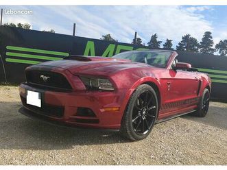 ford mustang cabriolet 3.7 v6 317 cv bva / echappement sport / immatriculation francaise / kit carrosserie shelby avec seulement 79.800 kms