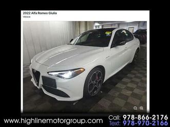 used 2022 alfa romeo giulia veloce