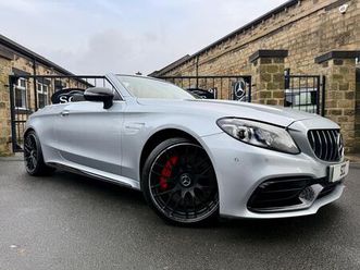 mercedes c63 s amg 4.0 c63 v8 biturbo amg s night edition (premium plus) cabriolet 2dr petrol spds mct euro 6 (start/stop) (51