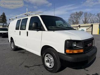 2016 gmc savana 3500 cargo van, ladder rack, bins, 6.0l, 235k miles