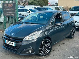 peugeot 208 (2) 1.2 puretech 110 6cv gt line automatique eat6 5p payez en 4x 10x 12x 24x 36x