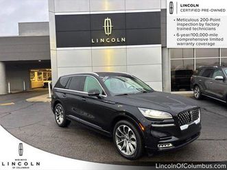 certified 2022 lincoln aviator grand touring awd