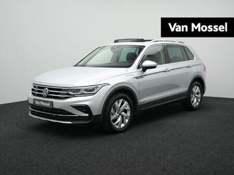 volkswagen tiguan 1.4 tsi ehybrid elegance automaat | panoramadak | navigatie | camera | apple carplay | adaptieve cruise | clima | 12 maanden bovag garantie |