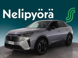 peugeot e-3008 allure 73 kwh 210 automaatti - rahoituskorko 1,99% + kulut - irrotettava vetokoukku | panoramic navigation pack | lämpöpumppu