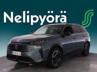 peugeot e-5008 gt 73 kwh 210 automaatti - rahoituskorko 1,99% + kulut - 7-paikkainen | gt- varustelu | lämpöpumppu | panoramic navigation pack | sähkötoiminen t