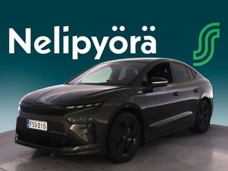 skoda enyaq coupé 85x 4x4 rs - rahoituskorko 1,99% + kulut - advanced-paketti | vetokoukku | winter-paketti |