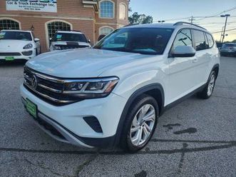 2021 vw atlas se 4motion w/tech suv 3rd row, one owner, clean carfax