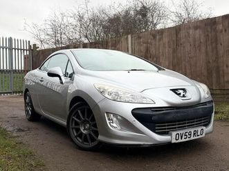 2010 peugeot 308 cc 2.0td gt (140bhp) auto
