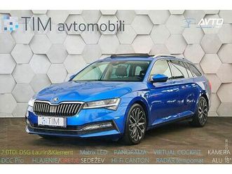 škoda superb combi 2.0tdi dsg l-k 150km matrix virtual pano