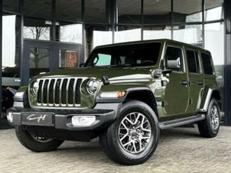 jeep wrangler 4xe 380 sahara - leder - camera - 18 inch — jeep — marktplaats